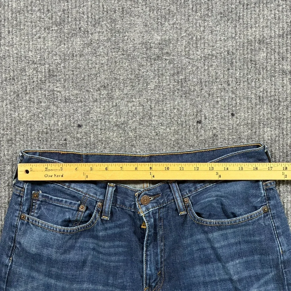 Levis 514 Mens Straight Leg Jeans Size 34x30 Blue Denim Cotton‎ Mid Rise